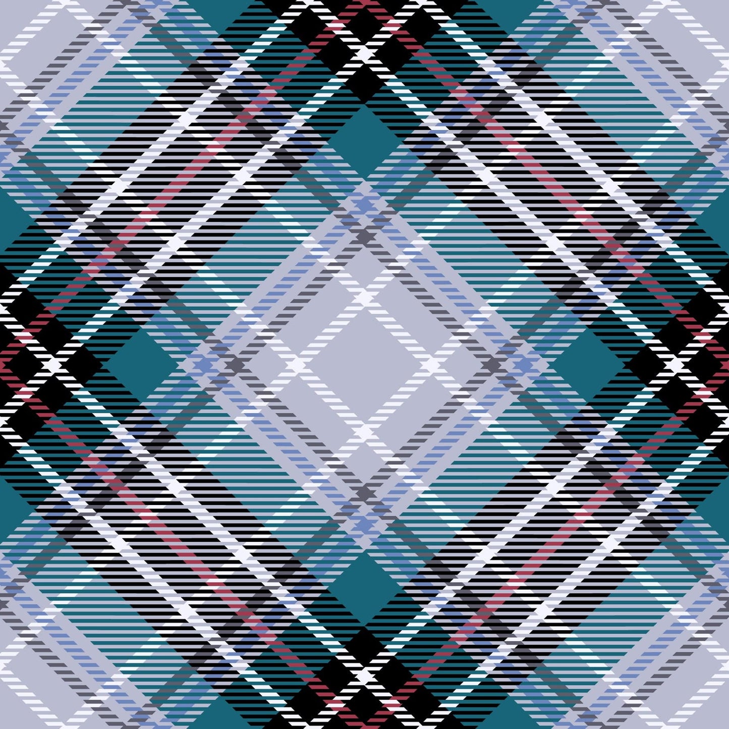 Blue and red plaid oversized blanket