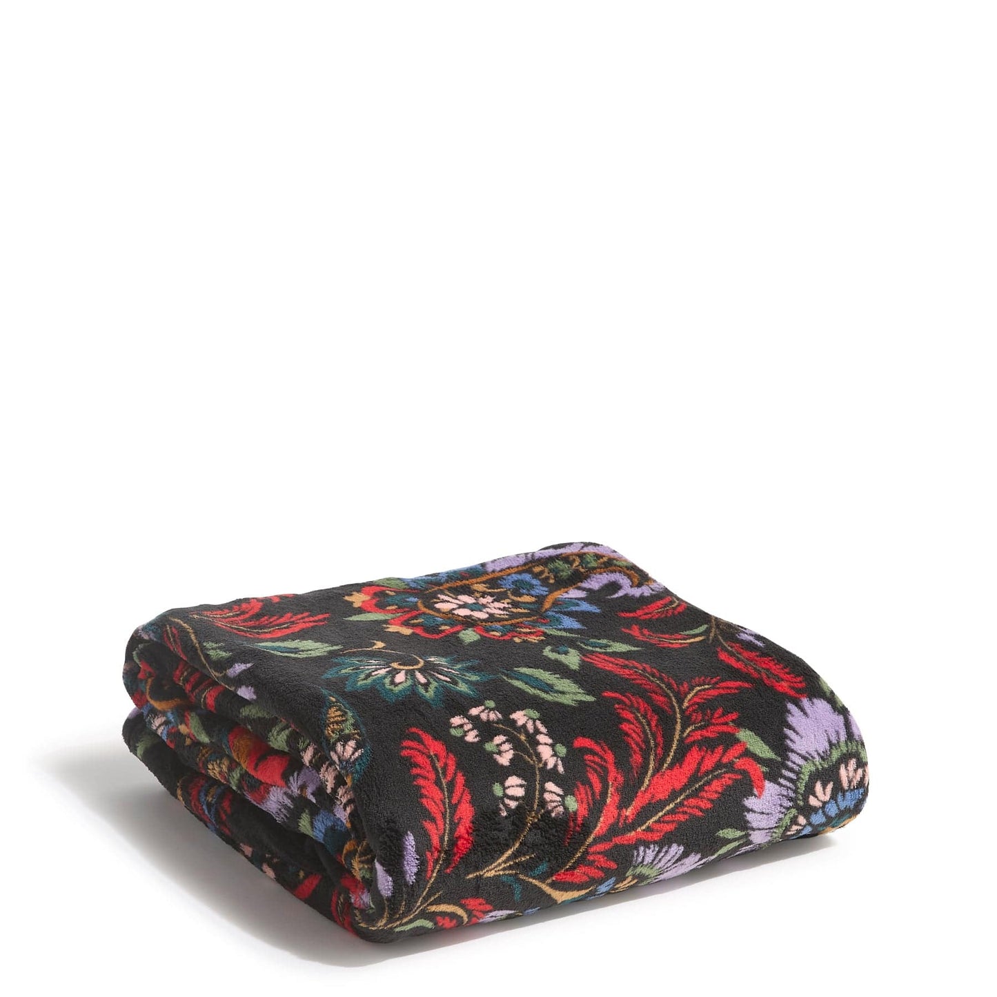 Basic Leaf Print Throw Blanket