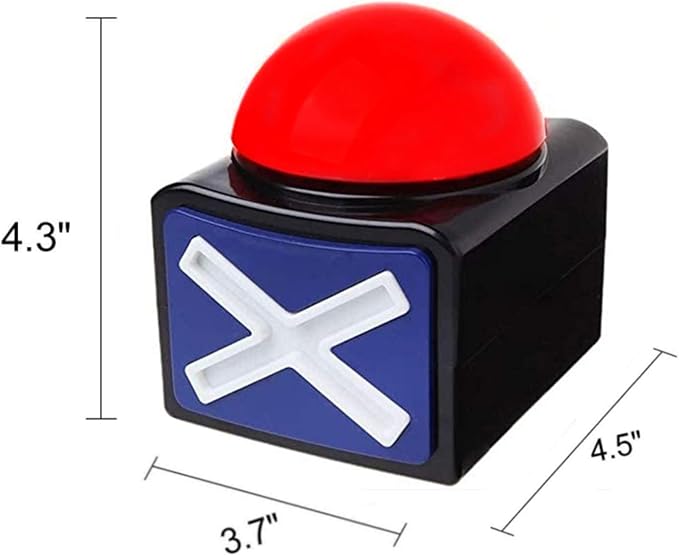 ๐ฎ Quiz Game Buzzer โ Light-Up Wrong Answer Buzzers, Great for Parties, Classrooms & Fun Pranks!