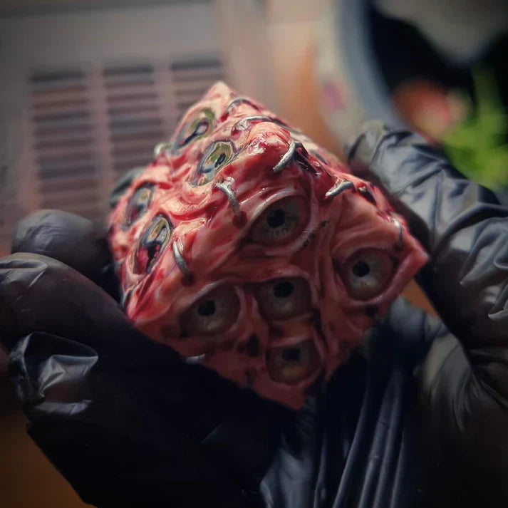 Realistic Eyeball Dice – Unique Creepy Design | High-Quality Dice for Collecting and Gaming (2 pc)