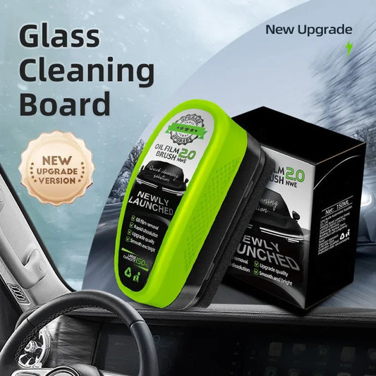 ✨ Glass Oil Film Remover Brush – Restore Crystal Clear Visibility in Seconds