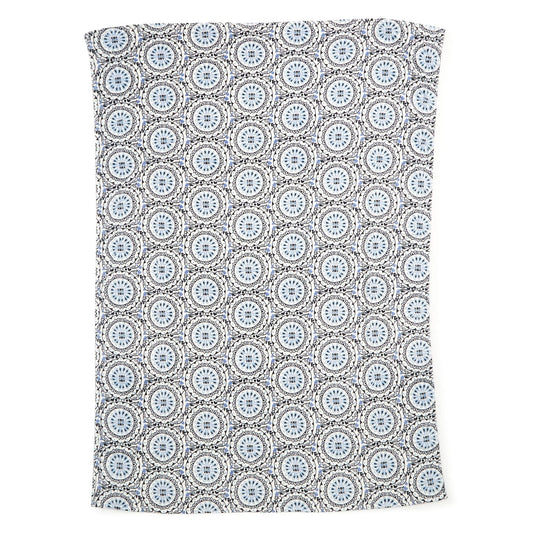 Blue Flower Circle Blanket