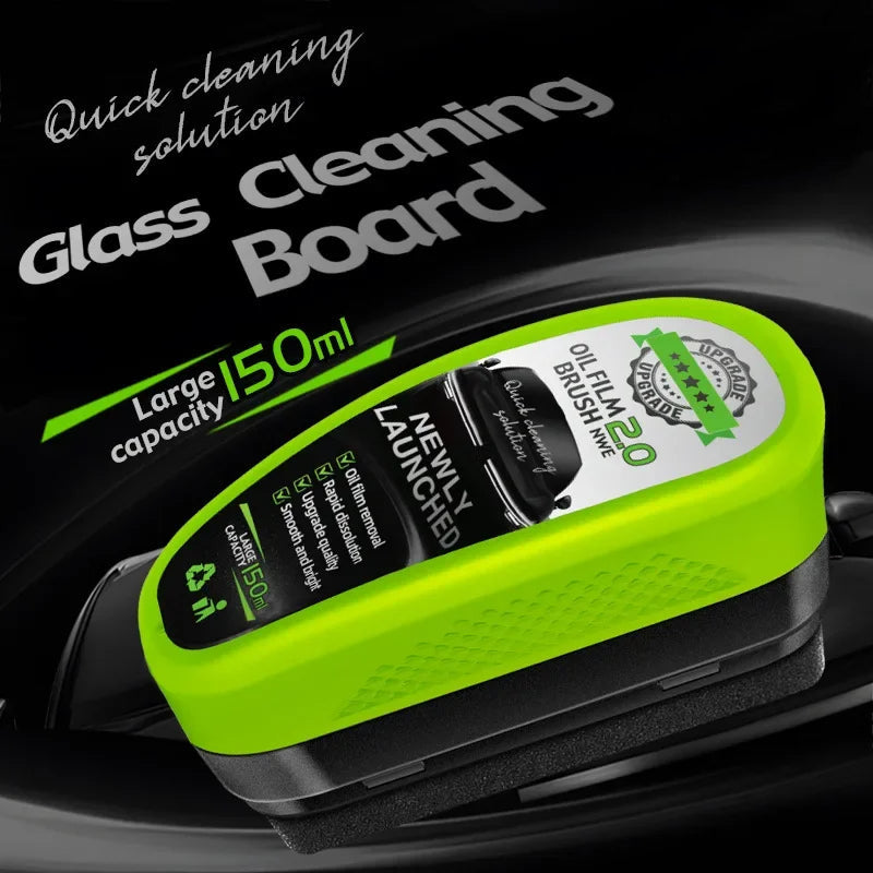✨ Glass Oil Film Remover Brush – Restore Crystal Clear Visibility in Seconds