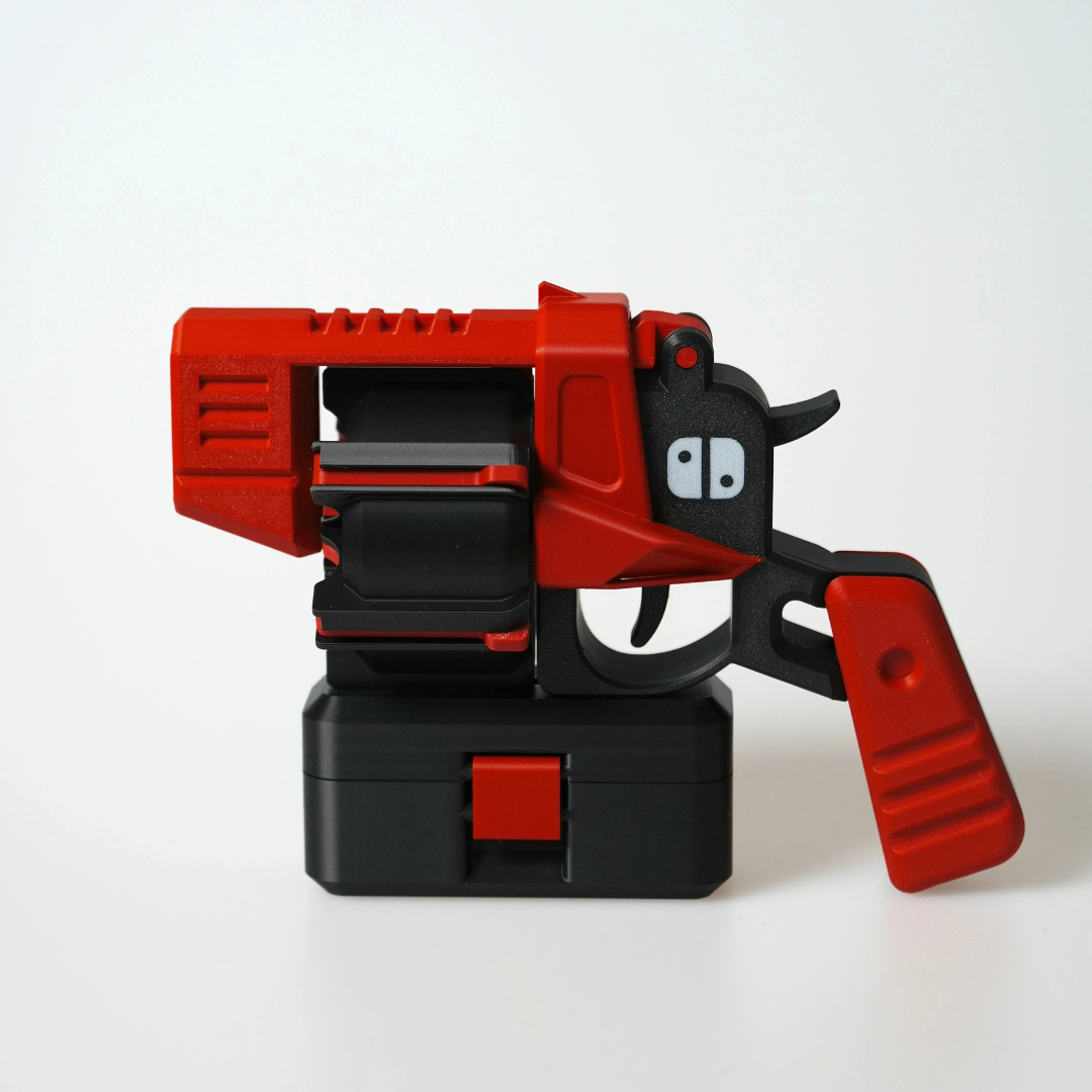🎮 Revolver-Style Switch Game Cartridge Launcher – Duel in Style, Play with Purpose