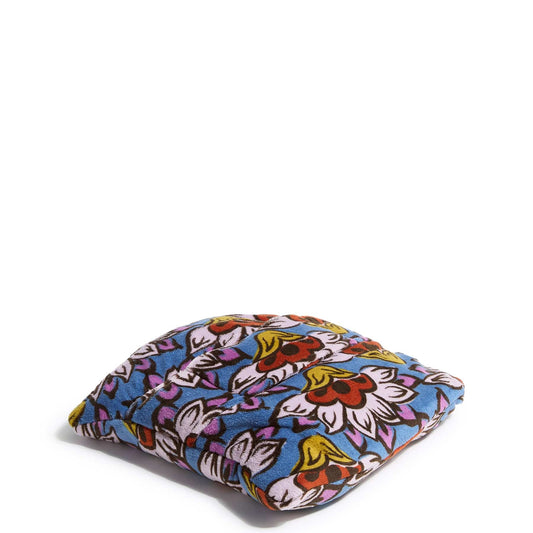 Printed wool travel blanket