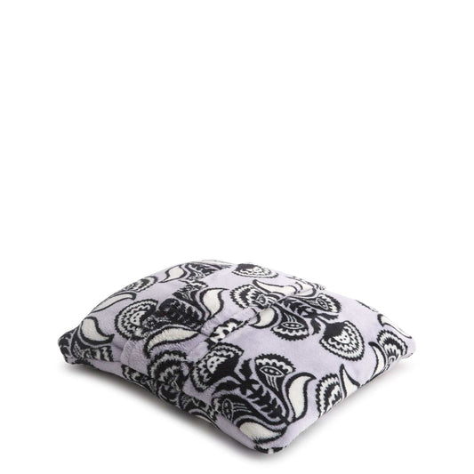 Gray print Fleece Travel Blanket