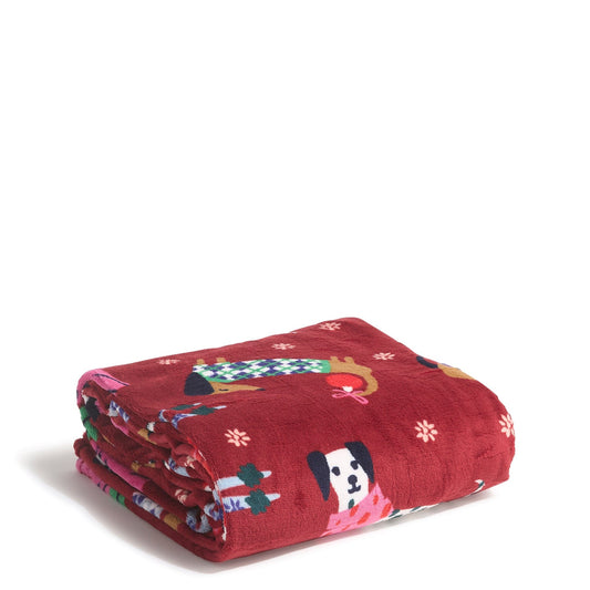 Dog Print Basic Blanket
