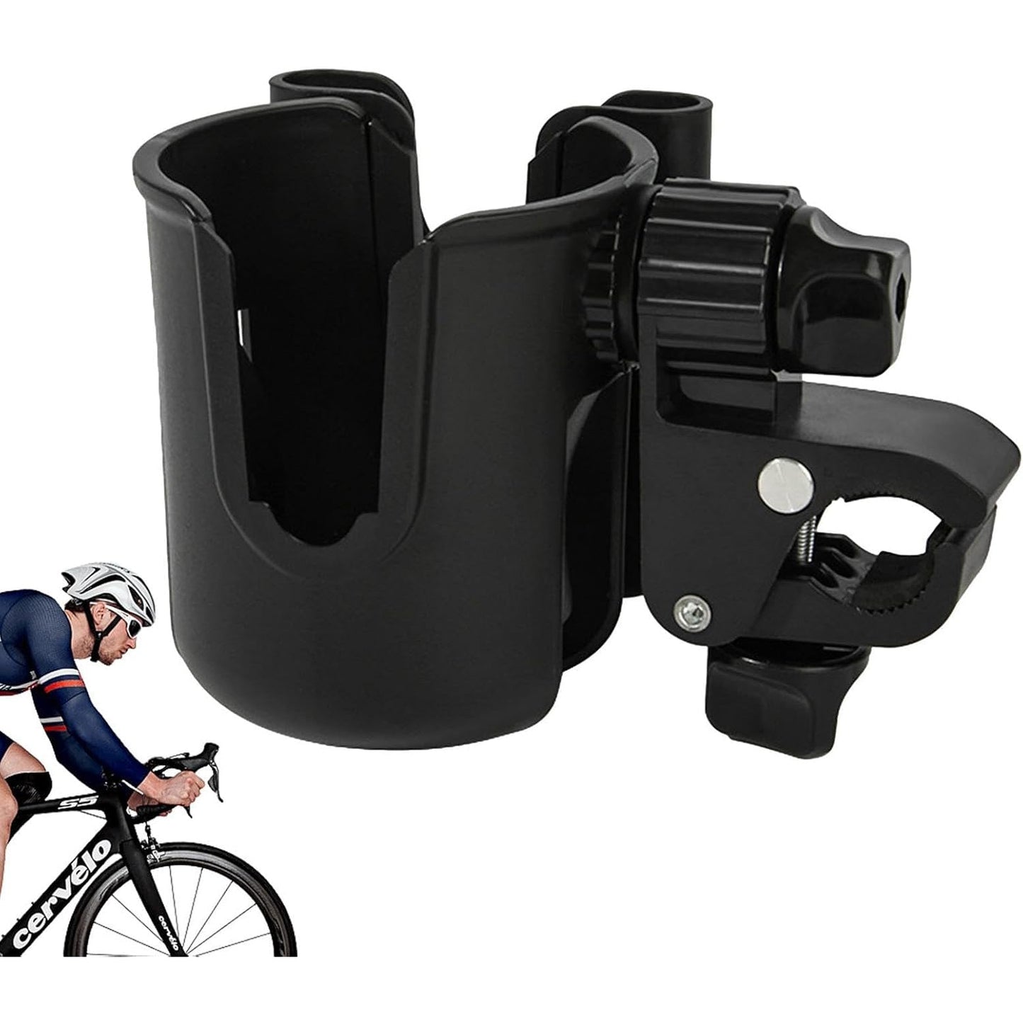 Universal Cup, Phone, and Water Bottle Holder | Suitable for Wheelchairs, Walkers