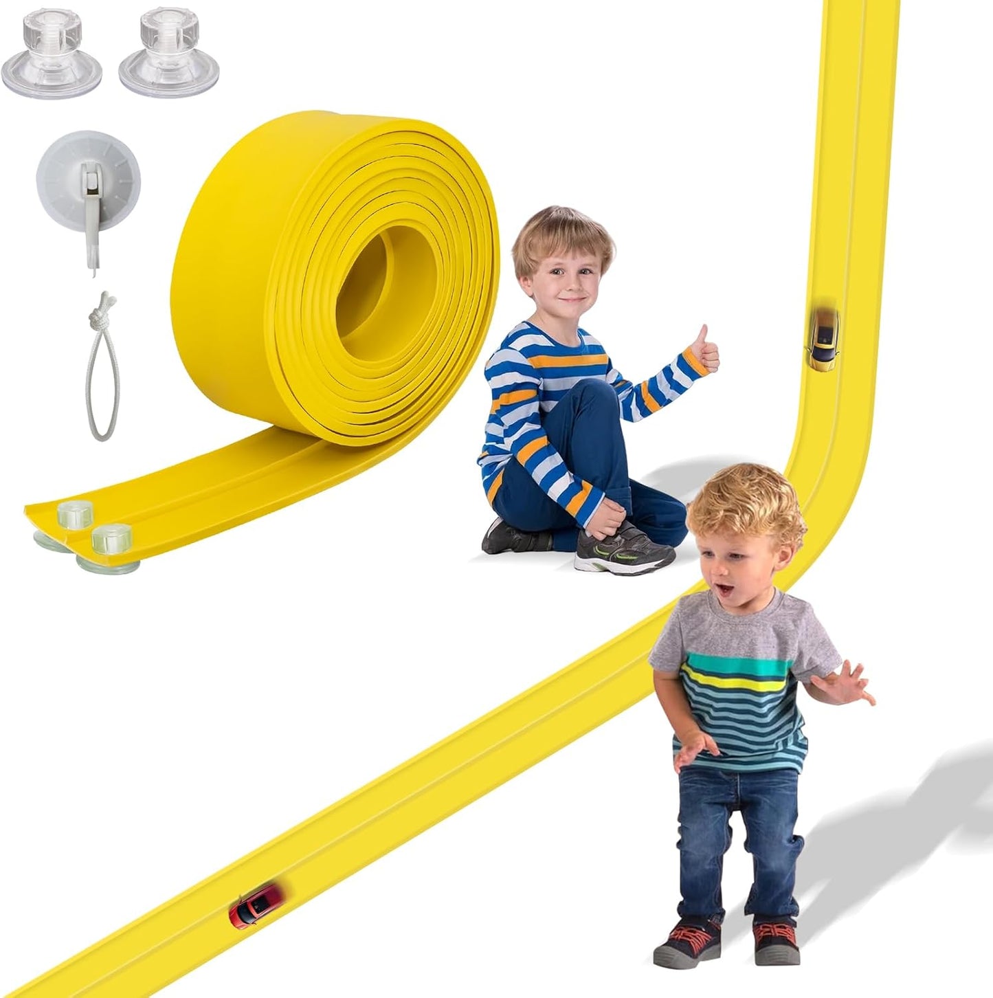 Toy Car Track 15ft Starter Set - The perfect gift for little car lovers