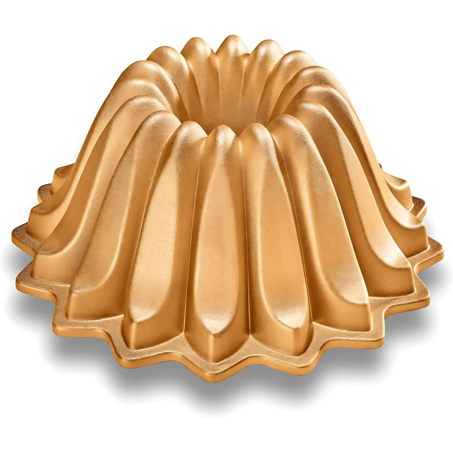 French Flower Bundt Cake Pan – Thick Non-Stick Aluminum Design for Perfect Baking
