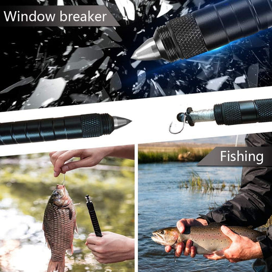 9-in-1 Survival Multi-Tool - Compact Outdoor Emergency Kit