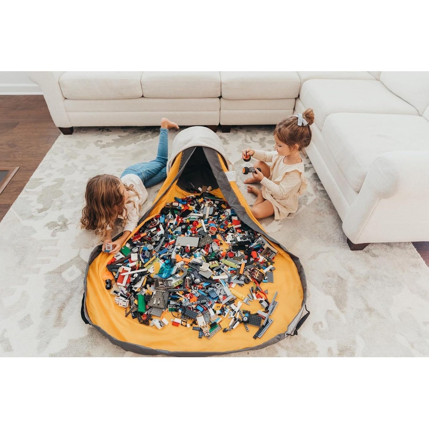 Toy Storage Organizer & Play Mat