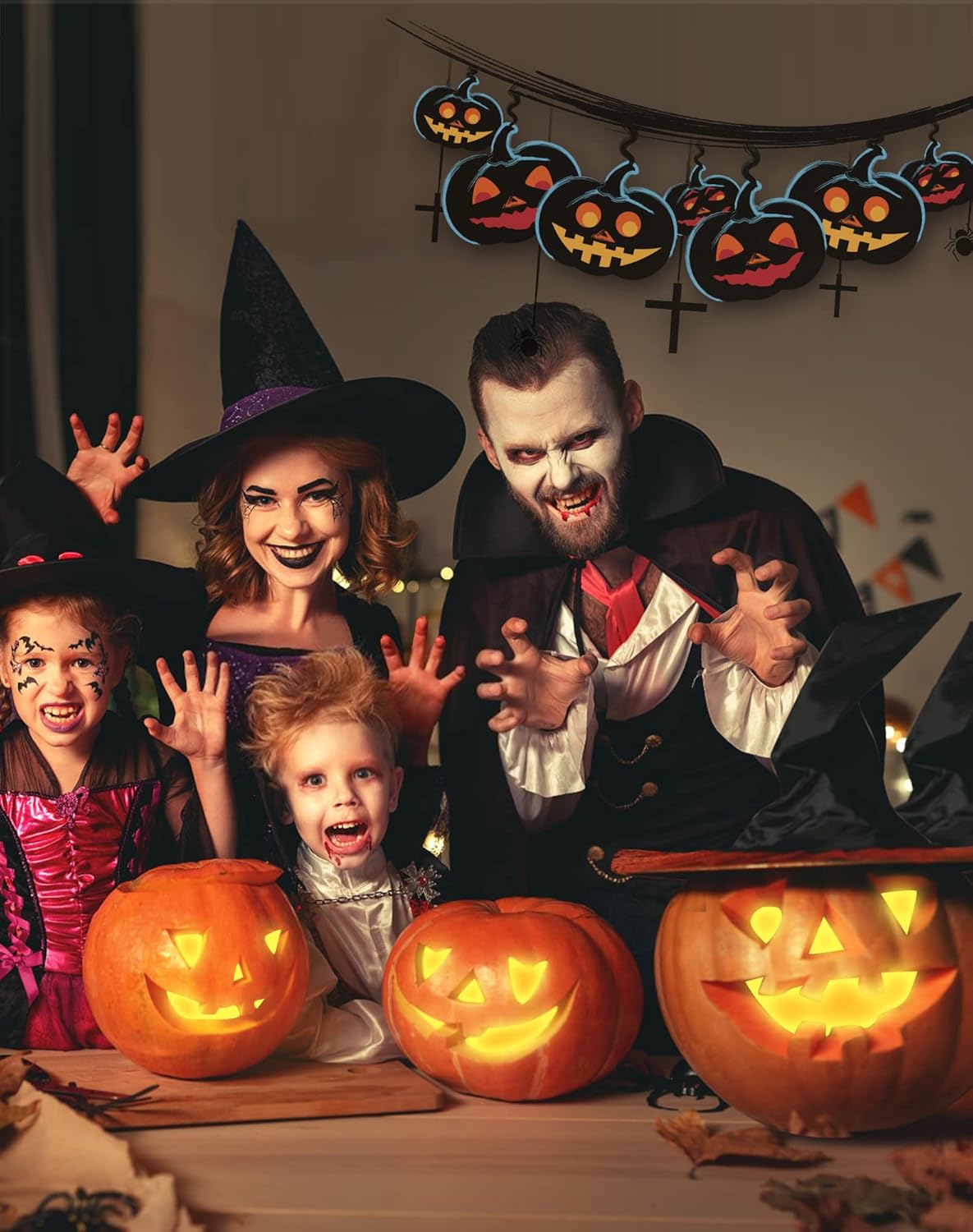 Kids Pumpkin Carving Kit with Hammer | 25-Piece Heavy-Duty Stainless Steel Carving Tools