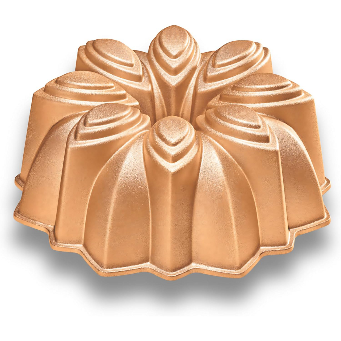 French Flower Bundt Cake Pan – Thick Non-Stick Aluminum Design for Perfect Baking
