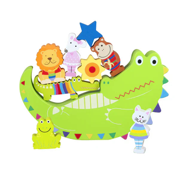 Animal Balance Game – Colorful Wooden Stacking Toy | Fun Educational Game for Kids