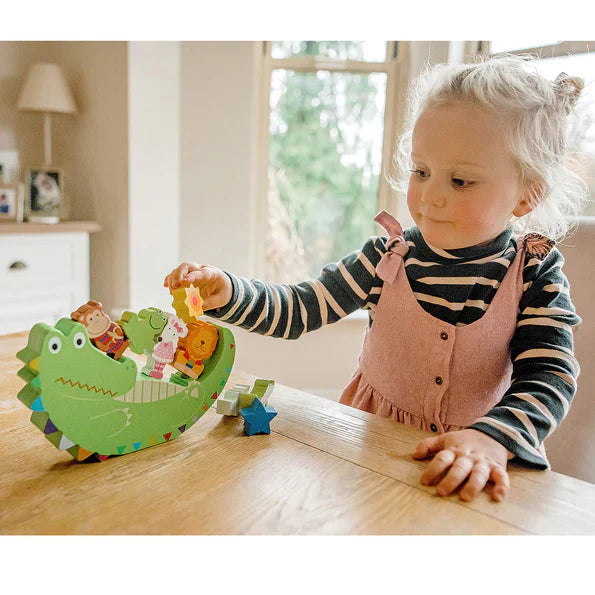 Animal Balance Game – Colorful Wooden Stacking Toy | Fun Educational Game for Kids