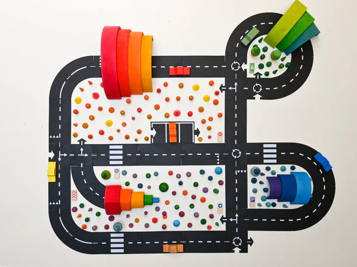 Flexible Road Track Building Set – STEM Learning | Creative Play | Indoor & Outdoor Fun